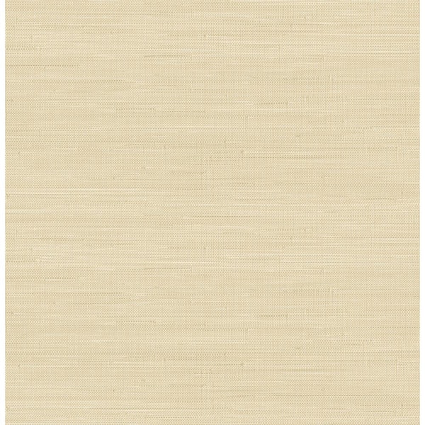 SOCIETY SOCIAL Wheat Classic Faux Grasscloth Peel and Stick Wallpaper