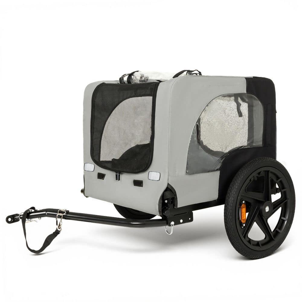 Outdoor Heavy Duty Collapsible Pet Bike Trailer with 16-Inch All-Terrain Wheels & Universal Hitch, Serving Cart price history on PriceWatchPro