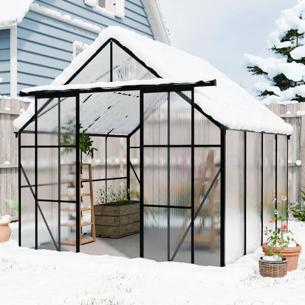 Storhaus 94 in. W x 97 in. D x 89 in. H Polycarbonate Black