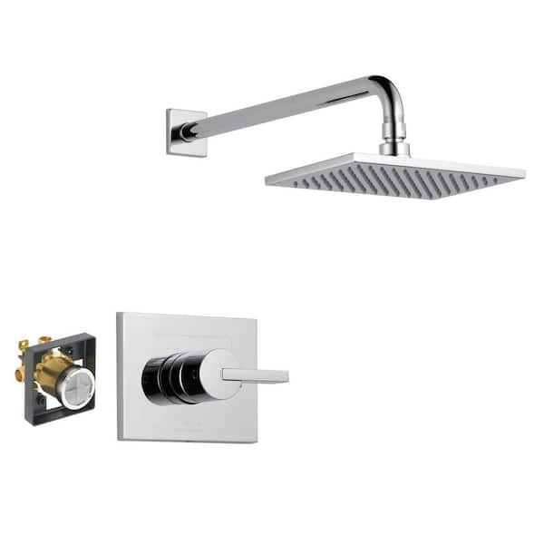 Delta Vero Single Handle 1-Spray Shower Faucet 1.75 GPM with Pressure Balance in Chrome