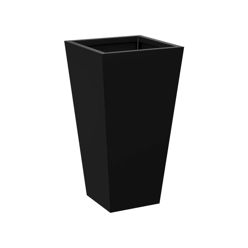 26 in. H x 14 in. L Black Metal Rectangular Planter Box price history on PriceWatchPro