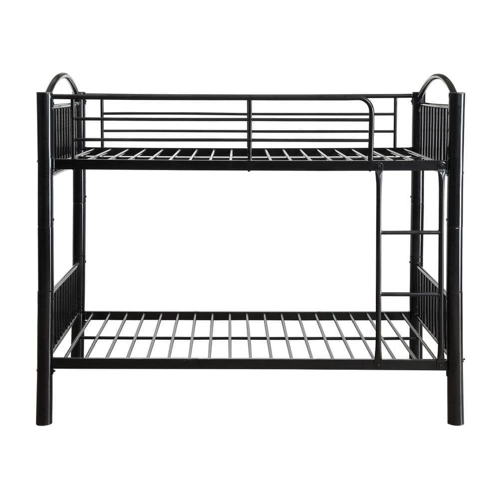 Acme Furniture Cayelynn Black Twin Over Twin Bunkbed 37385BK - The Home ...