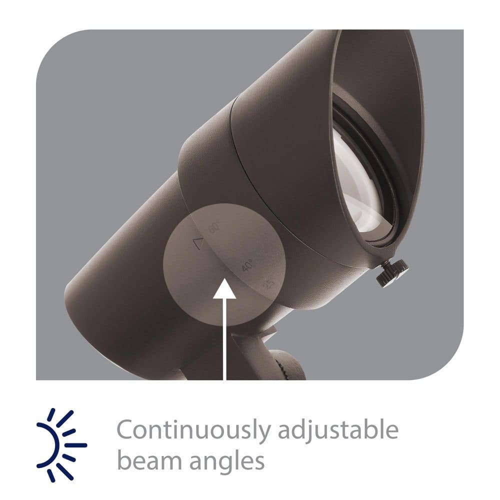 Bronze Adjustable Beam LED Landscape Spotlight