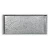 Classic Galvanized Gray Steel 30 in. x 13 in. Boot Tray for Boots, Shoes, Plants, Pet Bowls, and More