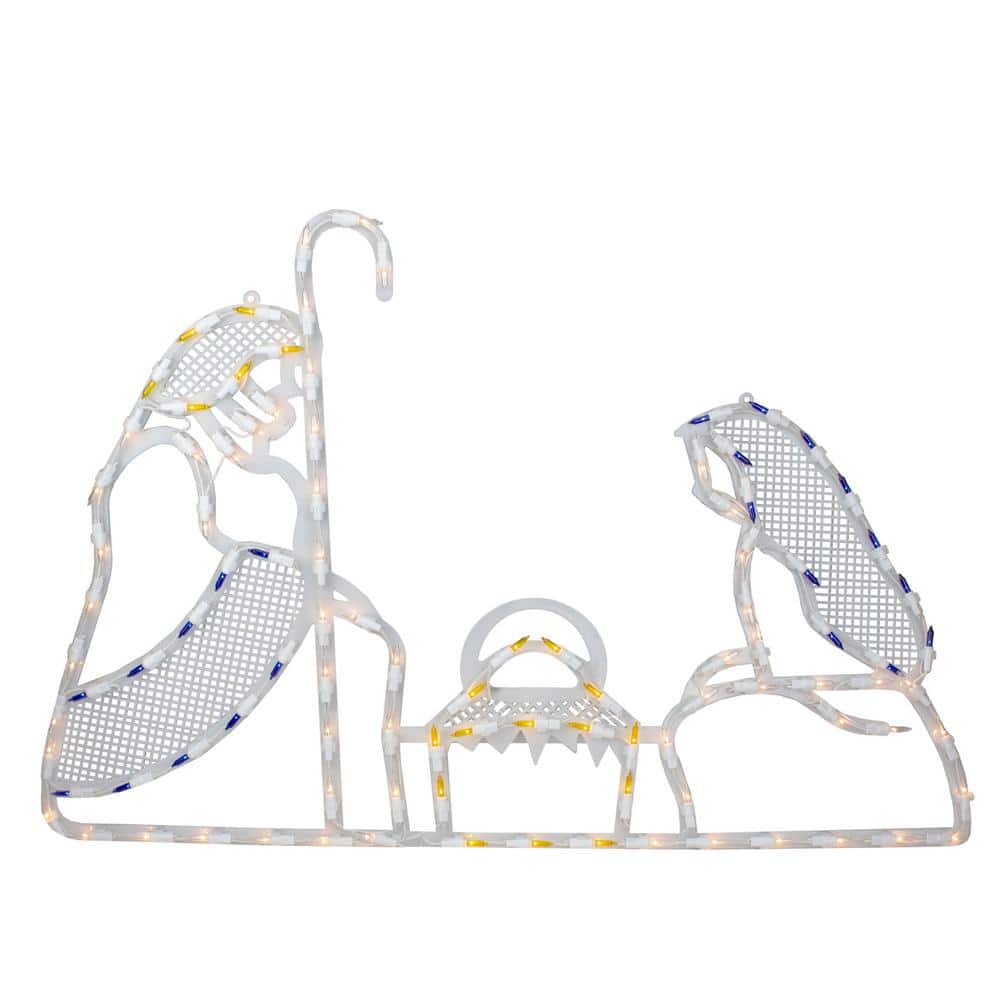 Reviews for Northlight 20 in. Lighted Holy Family Nativity Scene