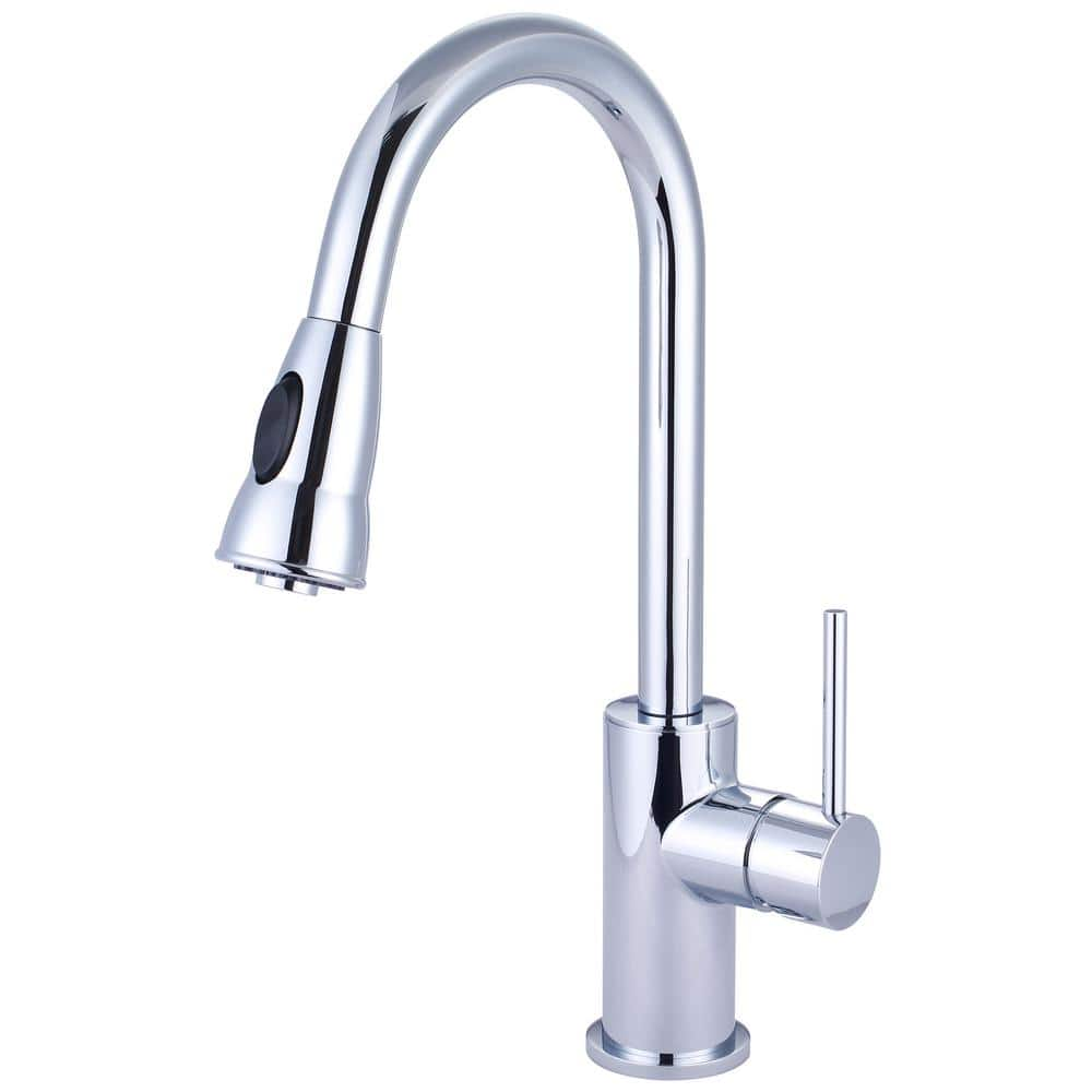 Pioneer Faucets Motegi Single-Handle Pull-Down Sprayer ...