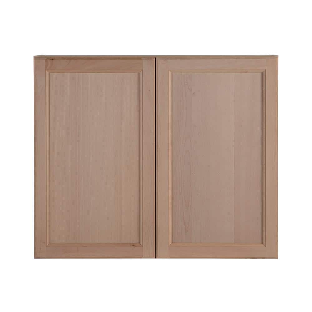 Hampton Bay Easthaven Assembled 36x30x12 in. Frameless Wall Cabinet in ...