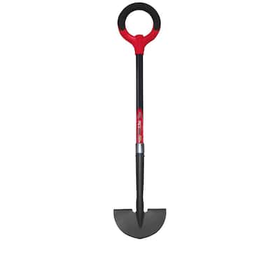 38 in. Pro-Lite Carbon Steel Garden Edger, 7 in. Handle, Red