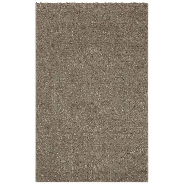 Mohawk Home Francesca Grey 10 ft. x 14 ft. Shag Area Rug