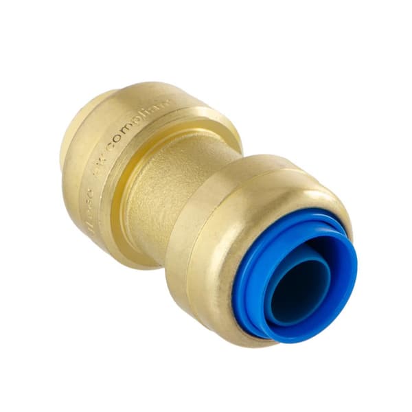 Brass 1/2'' Push-Fit X 1/2" Polybutylene Conversion Coupling