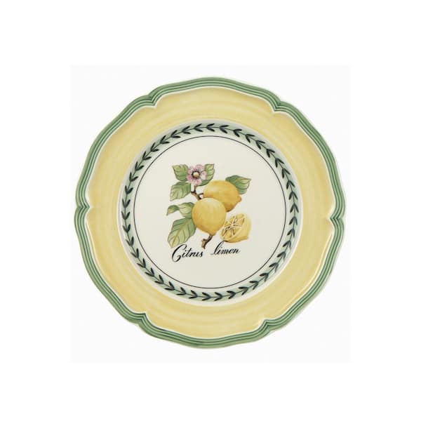 Villeroy & Boch French Multi Garden Valence Lemon Porcelain Salad Plate