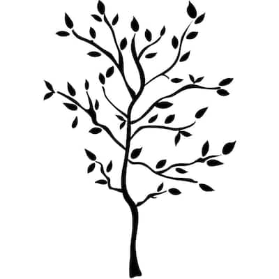 Wall Decals Decor The Home Depot - Wall Transfers Trees