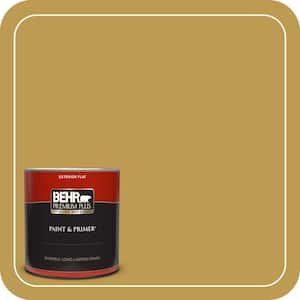 1 qt. #M320-6 Tangy Green Flat Exterior Paint & Primer