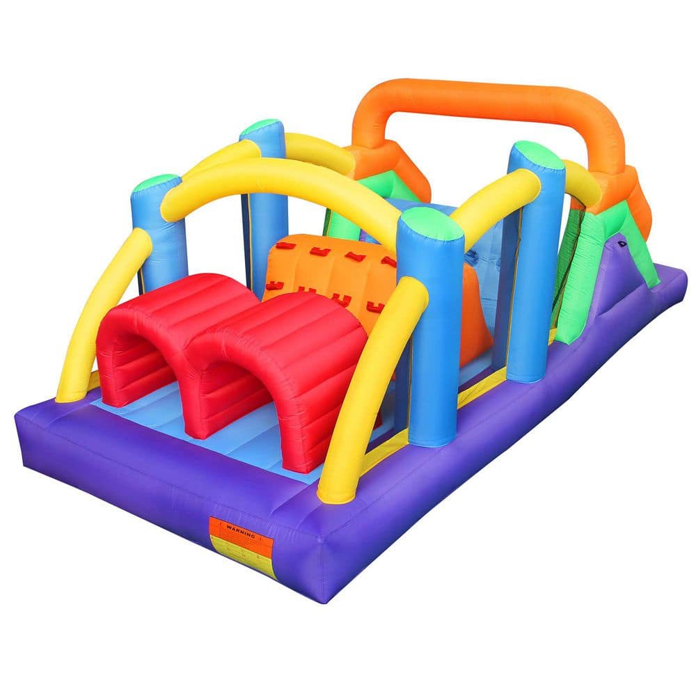 Inflatable Bounce House with Slide, Crawling Tunnels, Climbing Walls, 18'x8.2'x7.2'H, 1 Pack price history on PriceWatchPro