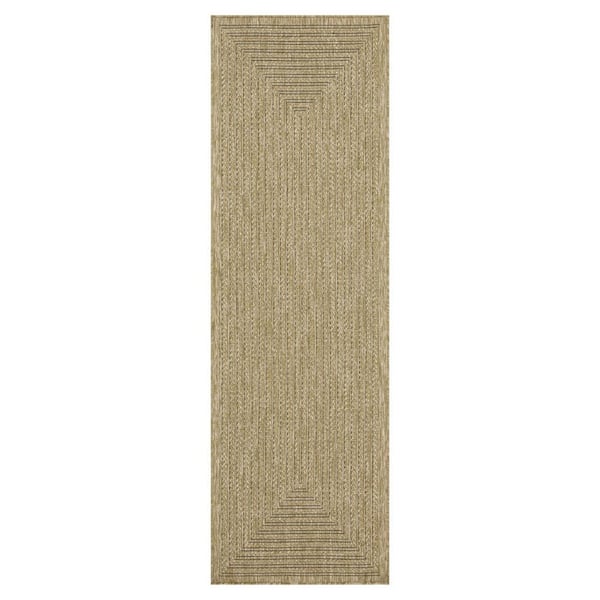 Viola Jute 2 ft. x 8 ft. Indoor/Outdoor Area Rug