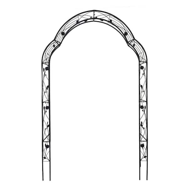 Metal Garden Arch Assemble Freely with 8 Styles Garden Arbor Trellis Climbing Plants Support Rose Arch