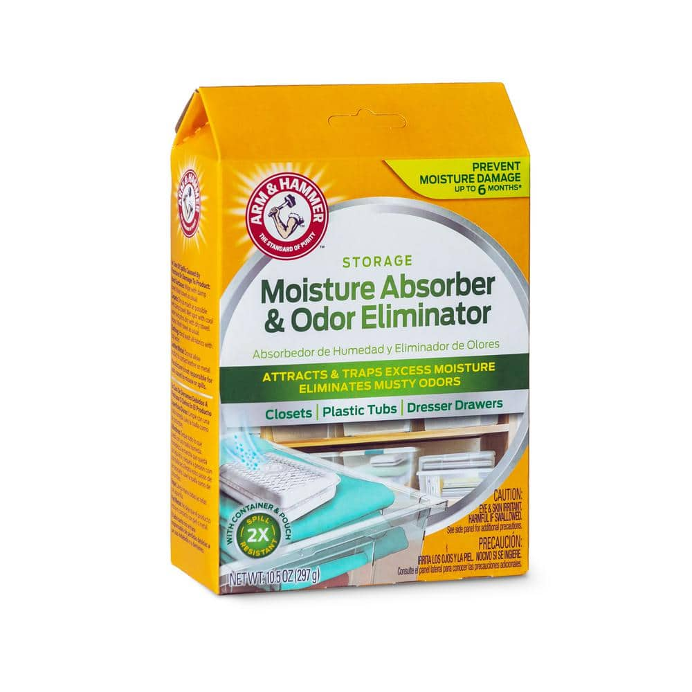 Arm and Hammer 10.5 oz. Fragrance Free Moisture Absorber and Odor  Eliminator FGAH10 - The Home Depot