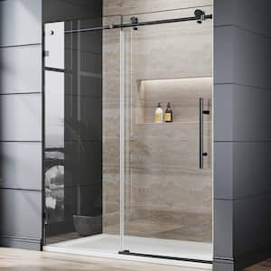 TOOLKISS 56 in. - 60 in. W x 72 in. H Sliding Framed Shower Door