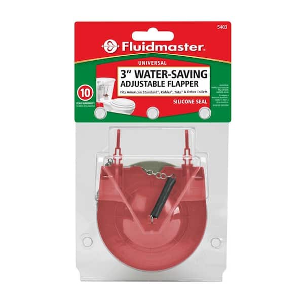3 in. Universal Adjustable Toilet Tank Flapper