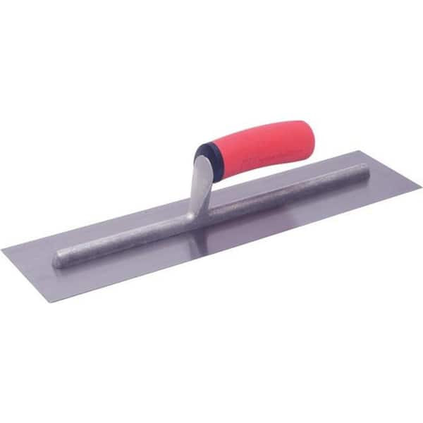 MARSHALLTOWN 16 in. x 4 in. Finishing Trowel with Soft Grip Handle