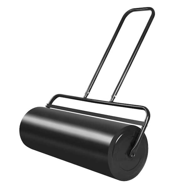24 in. Push/Tow Fillable Lawn Roller in Black