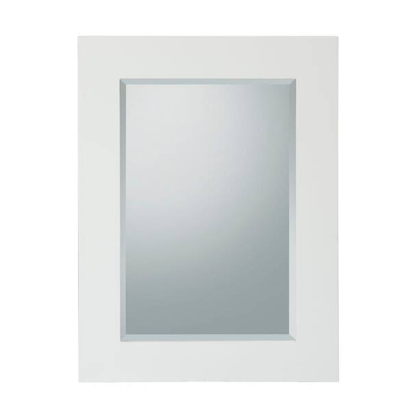 Elegant Home Fashions Chatham 26 in. L x 19 in. W Wall Mirror in White