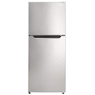 10.1 cu. ft. Top Freezer Refrigerator in Stainless Steel, Counter Depth