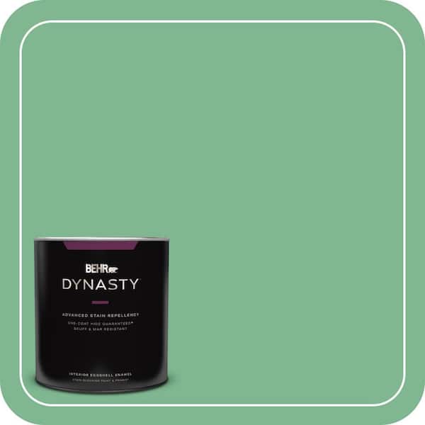 BEHR DYNASTY 1 qt. #BIC-40 Veiled Chameleon Eggshell Enamel Interior Stain-Blocking Paint and Primer