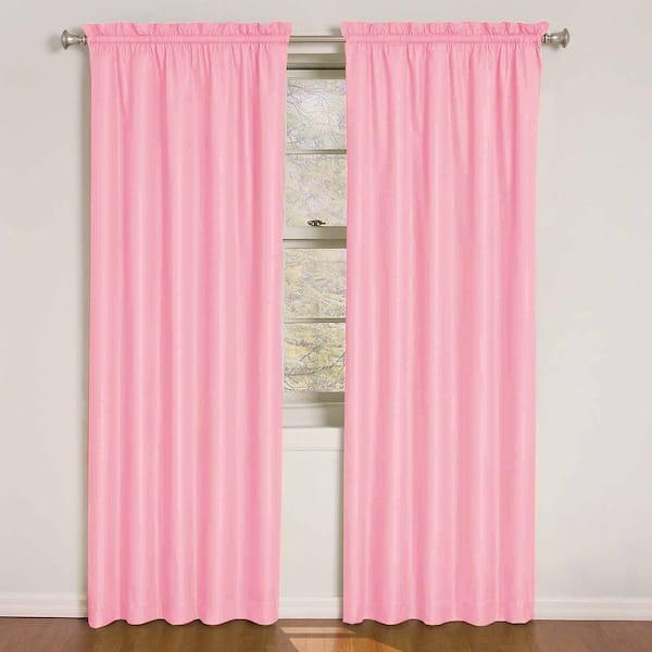 Eclipse Pink Polka Dot Thermal Blackout, Light Pink Curtains Canada