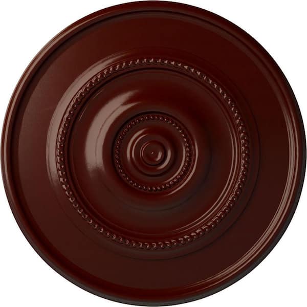 Ekena Millwork 30" x 2-1/4" Dylar Urethane Ceiling (Fits Canopies up to 6-1/4"), Brushed Mahogany