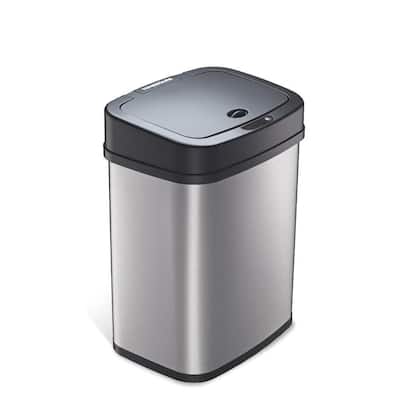NINESTARS Mini Trash Can for Car Small Countertop Trash Can with Lid 0.79 Gal 