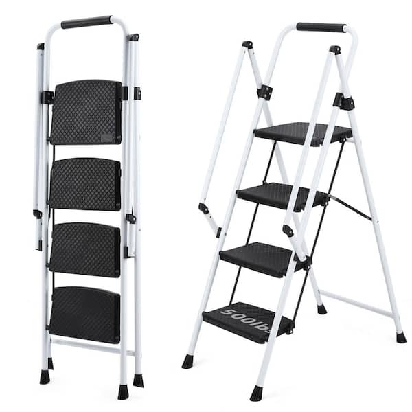 4.5 ft. Carbon Steel Step Ladder (9 ft. Reach Height) with 330 lb. Load Capacity Type IA Duty Rating