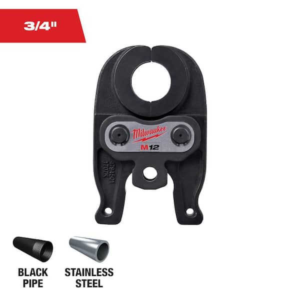 Milwaukee 3/4 in. IPS Press Tool Jaw for M12 Force Logic Press Tool