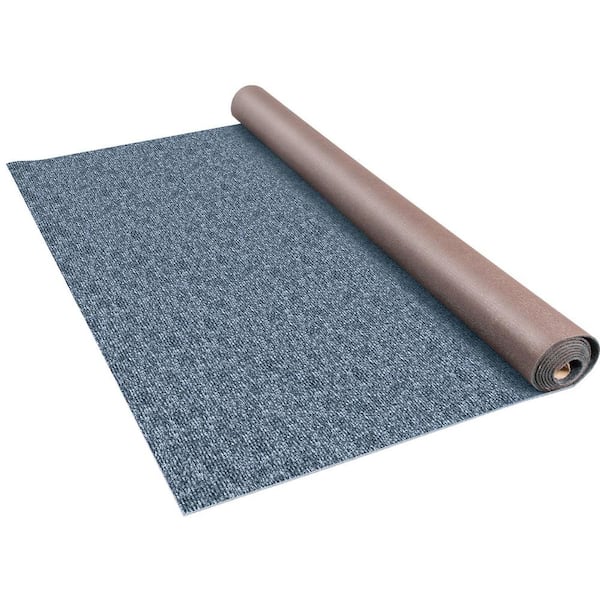 VEVOR Gray Marine Carpet 6 sq. ft. W x 20 oz.  Boat Carpet Texture Rugs Anti-Slide Waterproof Full Roll Polyester Carpet