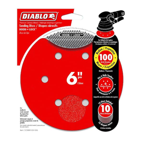 6" 150MM NO HOLE - HOOK & LOOP VELCRO SANDING DISCS | ORBITAL SANDER