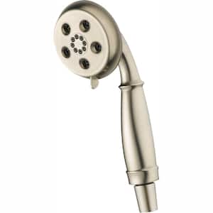 3-Spray Patterns 1.75 GPM 3.31 in. Wall Mount Handheld Shower Head with H2Okinetic in Stainless