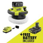 ONE+ 18V Cordless 10 in. Variable Speed Buffer Kit with 4.0 Ah Battery, and Charger with FREE 2.0 Ah Battery