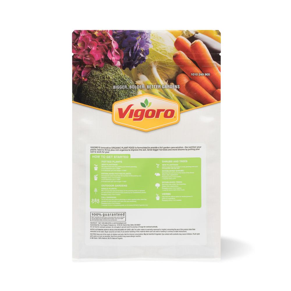 衛生日用品 Vigor2020 Vigoro 6 lb. Organic All Purpose Plant Food 5-5-5 P0001 - The Home