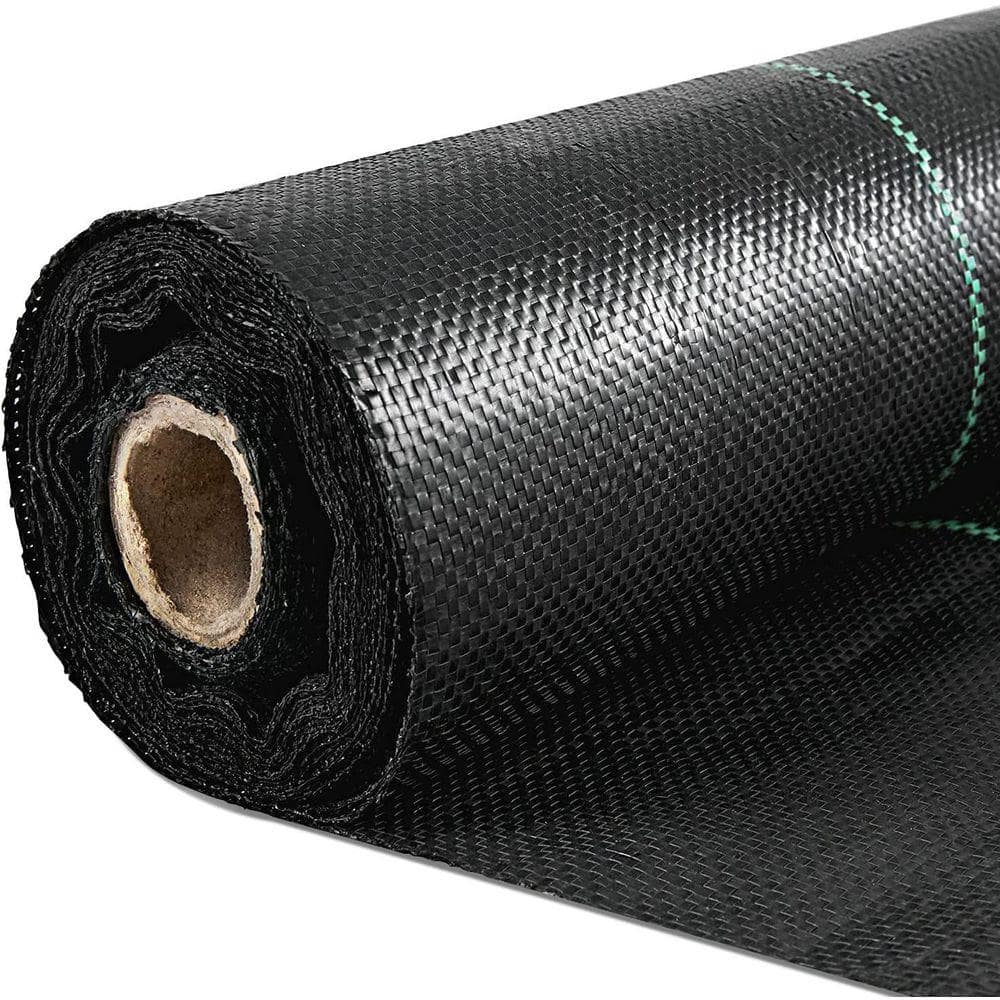 6.5 ft. x 300 ft. Black 3.2 oz. Heavy-Duty Weed Block Landscape Fabric Pro Commercial Matrix Grid Weed Barrier price history on PriceWatchPro
