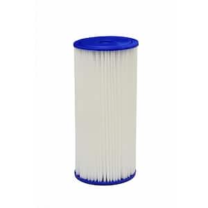 Universal Fit Pleated Large Capacity Whole House Water Filter - Fits Most Major Brand Systems