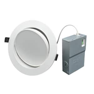 Altair 6 in. Gimbal Canless Downlight Integrated LED Recessed Light Trim Adjustable CCT 120 Volt Dimmable