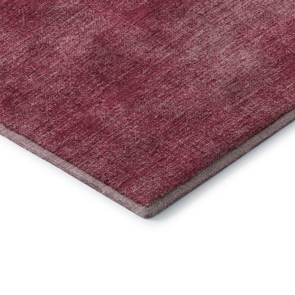Mayfield Premium Machine Washable Abstract AMF1018 Garnet 3 ft. x 4 ft. Area Rug
