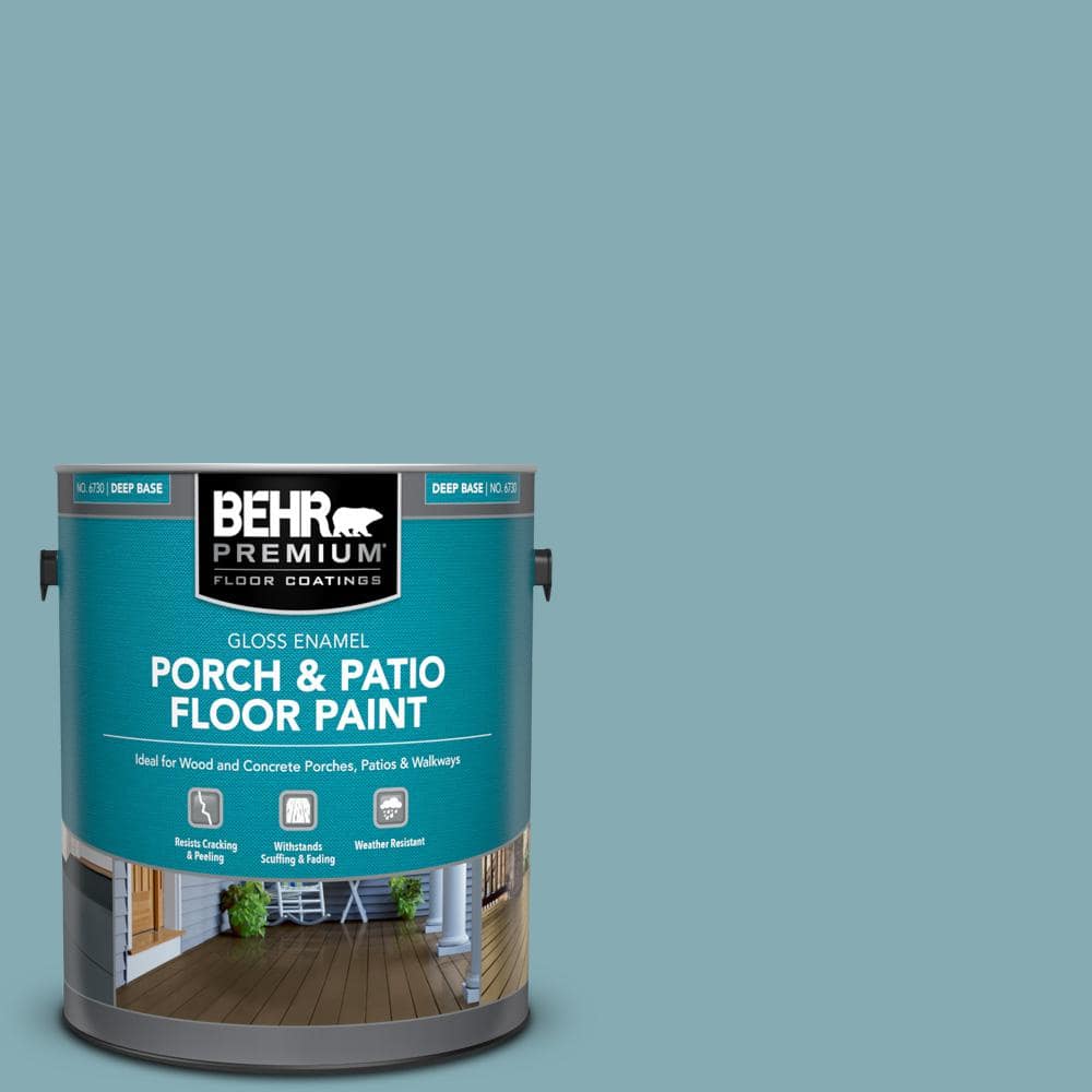 1 gal. #S450-4 Crashing Waves Gloss Enamel Interior/Exterior Porch and Patio Floor Paint price history on PriceWatchPro