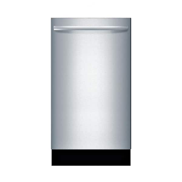Bosch 800 Series 18 in. Stainless Steel ADA Compact Top Control Dishwasher with Stainless Steel Tub and 3rd Rack, 44dBA