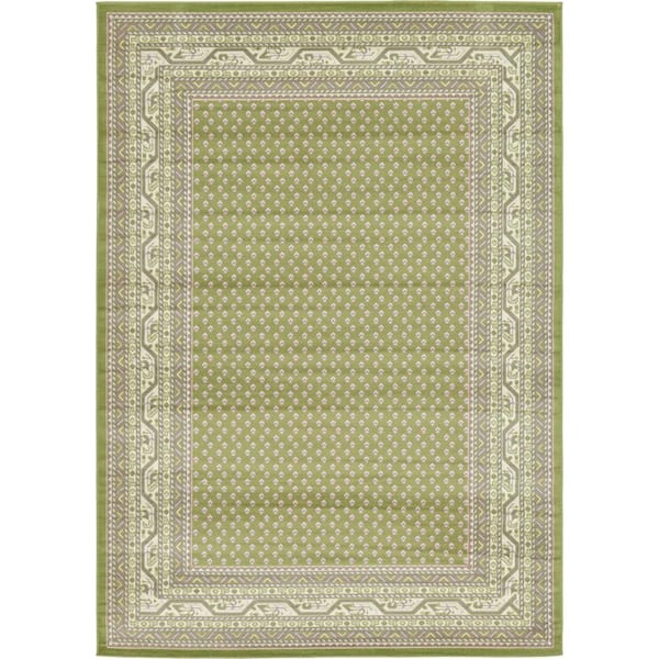 Williamsburg Allover Green 7' 0 x 10' 0 Area Rug