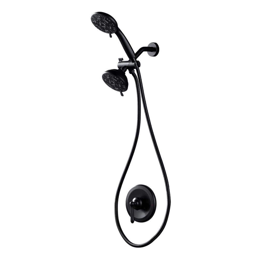 AVITAS 2-in-1 Single Handle 7-Spray Wall Mount Shower Faucet 1.8
