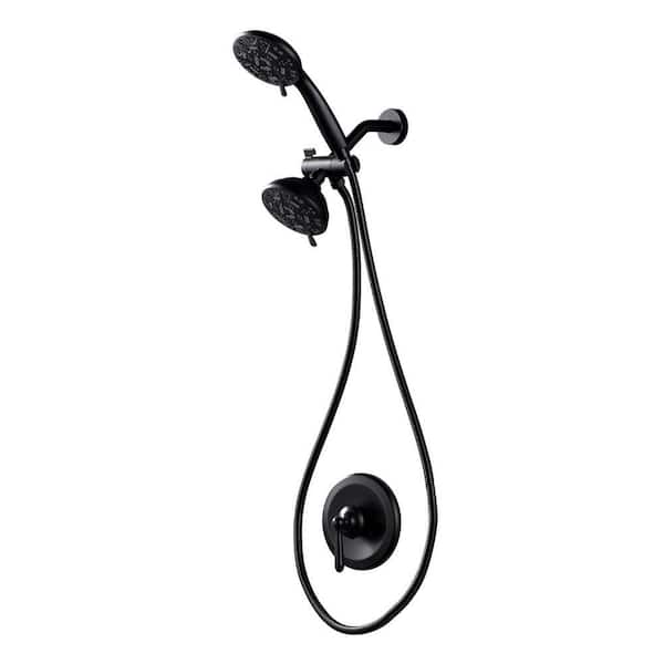 AVITAS 2-in-1 Single Handle 7-Spray Wall Mount Shower Faucet 1.8
