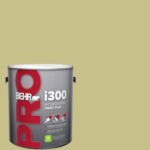 1 gal. #PPU9-11 Wheat Grass Dead Flat Interior Paint