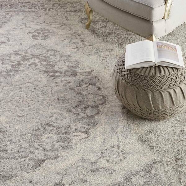 Addison Rugs Eleanor Grey 9 ft. x 12 ft. Geometric Indoor/Outdoor Washable  Area Rug AER31SI9X12 - The Home Depot