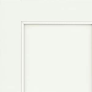 Brooks 7 5/16 in. W x 3/4 in. D x 7 5/16 in. H Quarter Cabinet Door Sample in Dove White